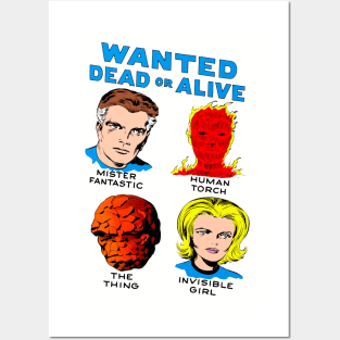 Wanted Dead or Alive Posters and Art